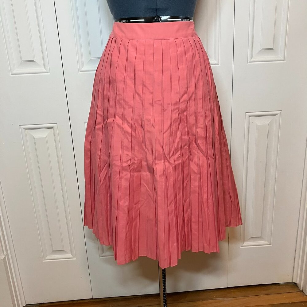 Talbots Coral Pleated Skirt Size 6